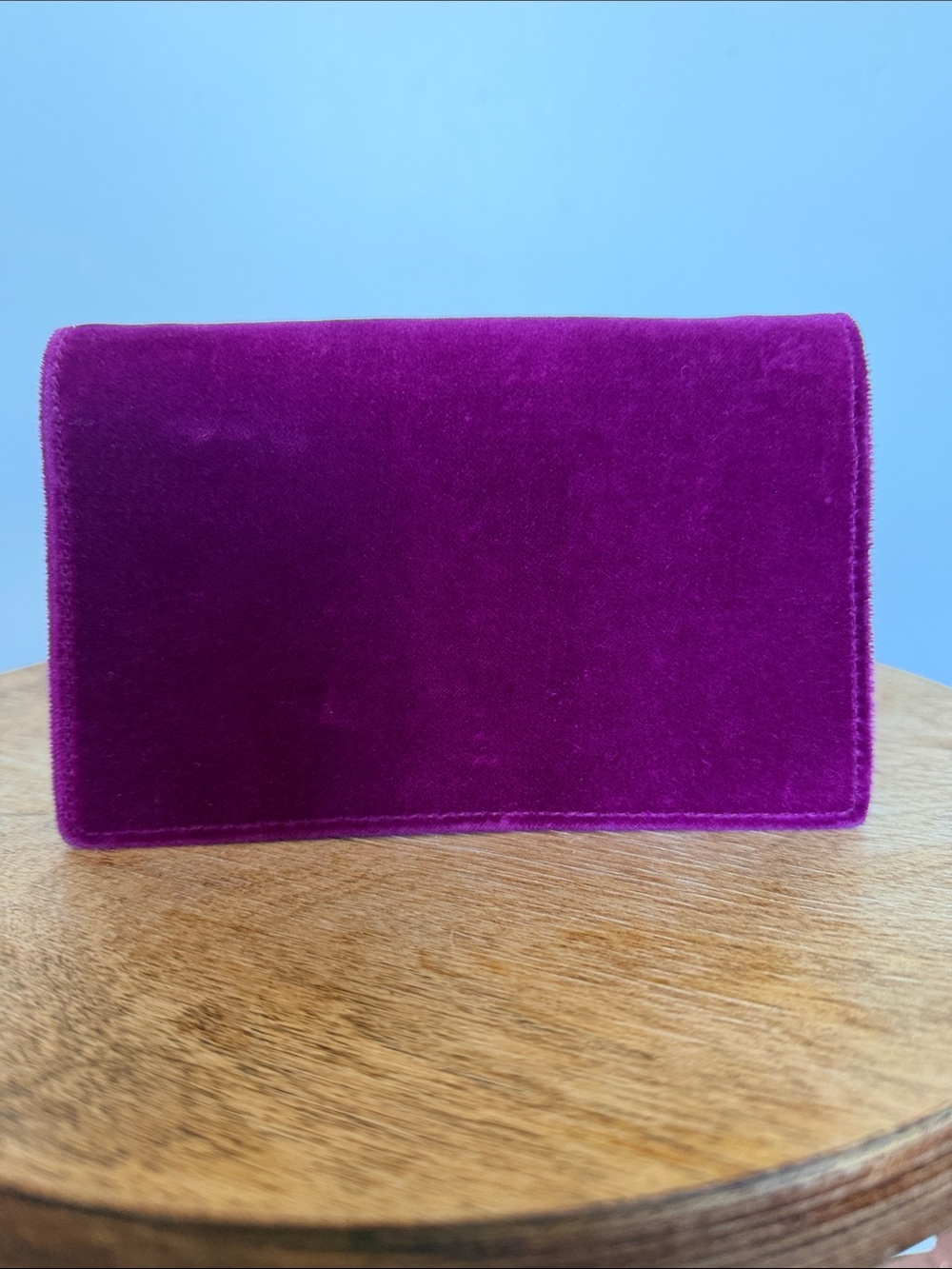 Gucci Dionysus Super Mini Purple Velvet Crystal Chain Crossbody Bag - Picture 3 of 12